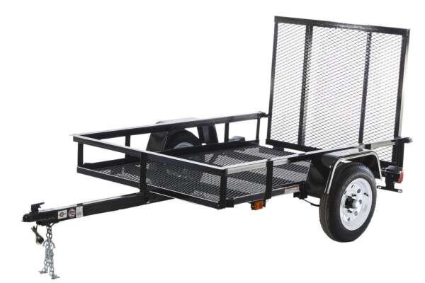 Carry-On Trailer 4-ft x 7-ft Steel Mesh Utility Trailer