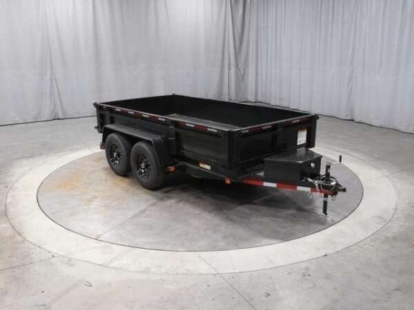 6×12 Dual Axle Dump Trailer 12K Heavy-Duty Capacity