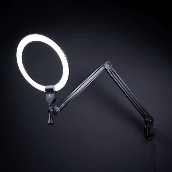 Minerva Beauty Aura LED Ring Light on Flexible Arm Great for social media!