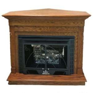 Buck Stove Contemporary Corner Mantel Model 34