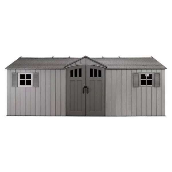 Lifetime 20 ft. x 8 ft. Outdoor Storage Shed – 60351
