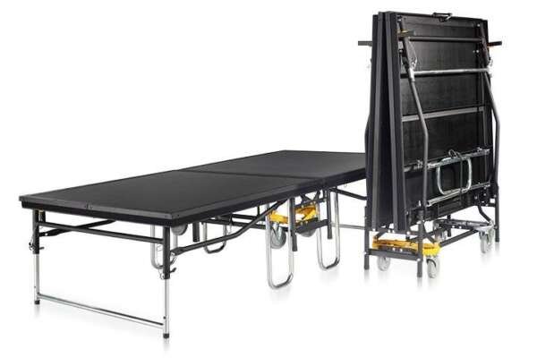 Mobile Folding 8′ X 4′ Stage Section (In Polypropylene Finish)